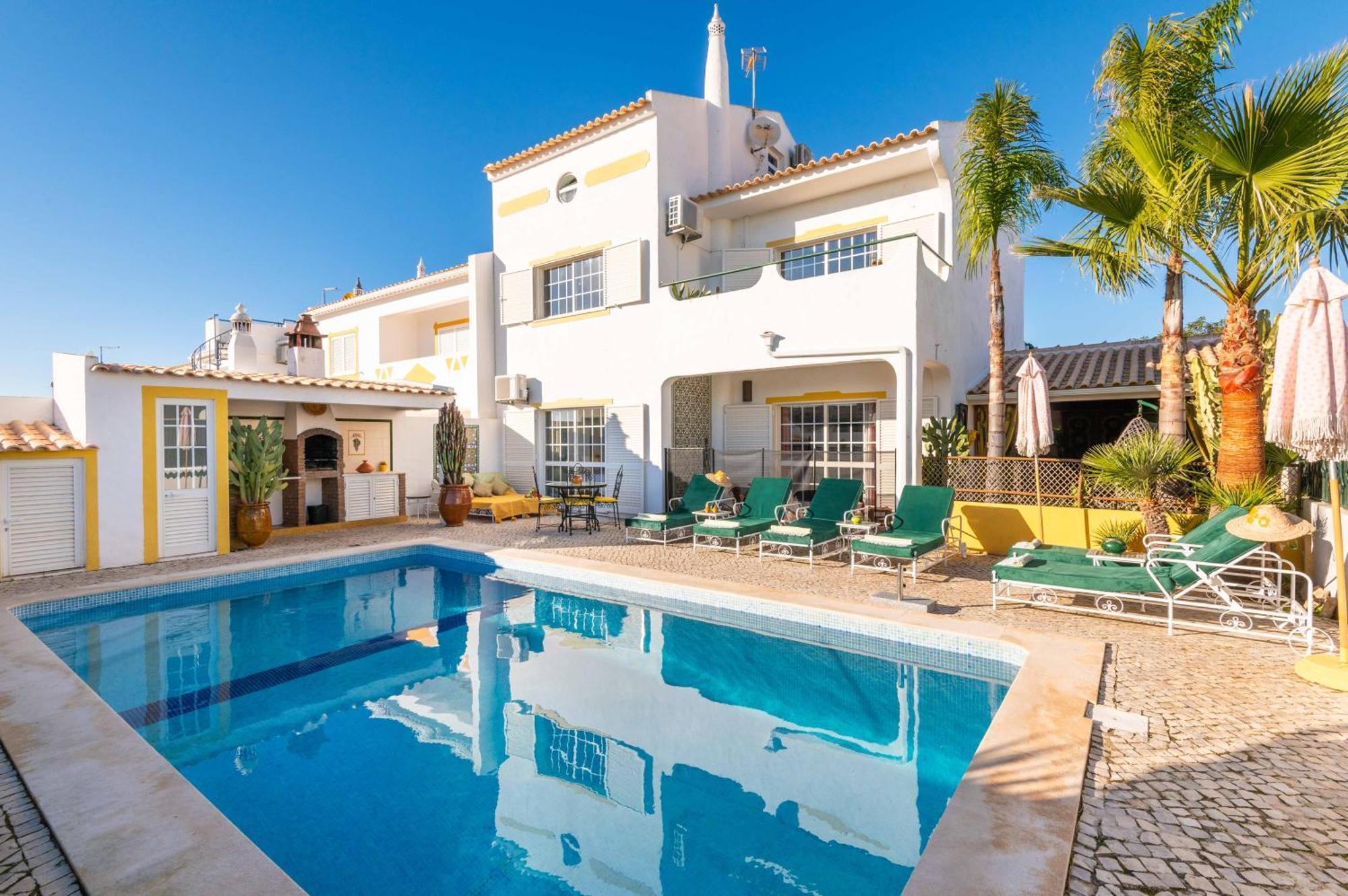 Villa Galé Sun - 5bed with free wifi, AC, private pool, 5 min from the beach Guia  Exterior foto